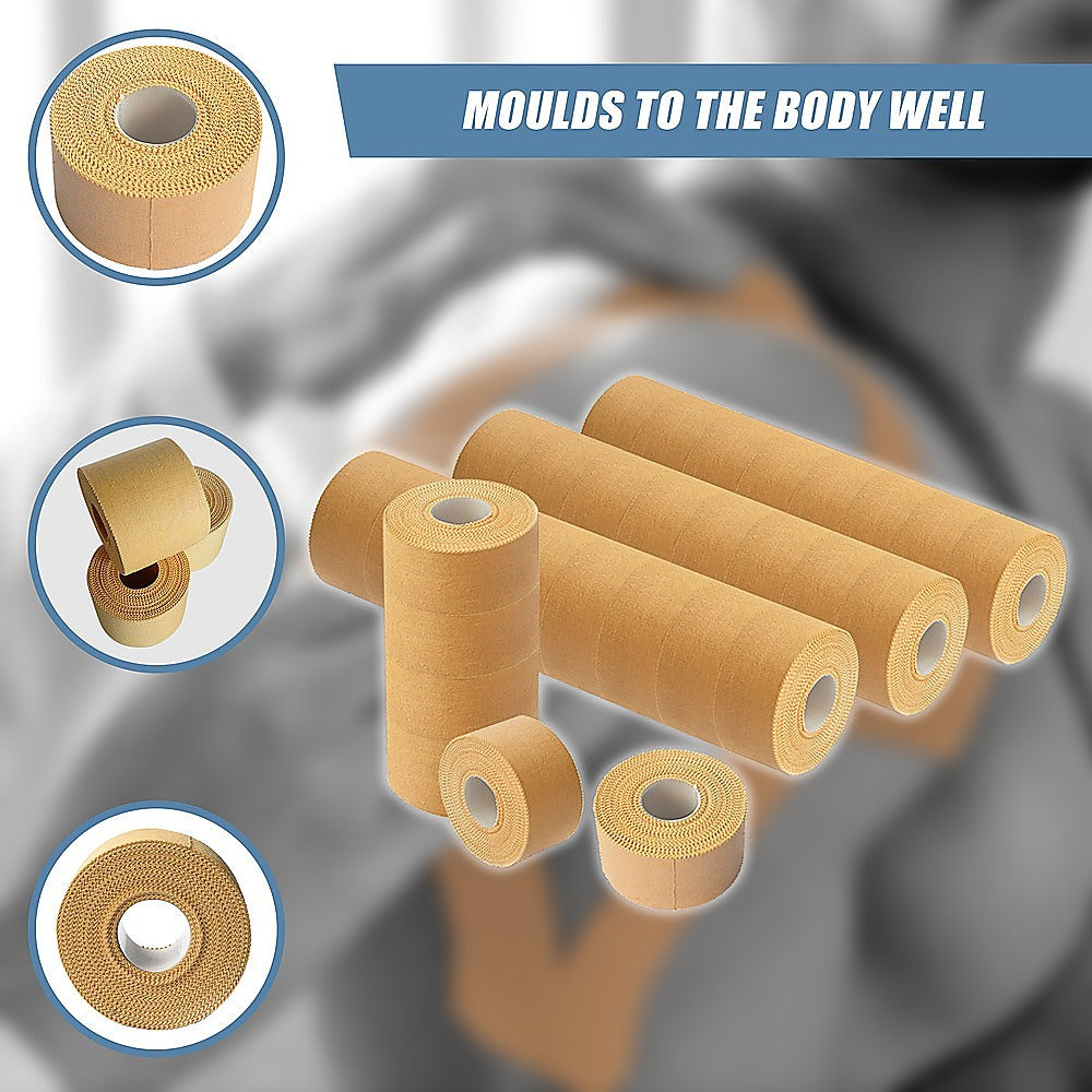 Premium Rigid Sports Strapping Tape - 30 Rolls of 38mm X 13.7M 8