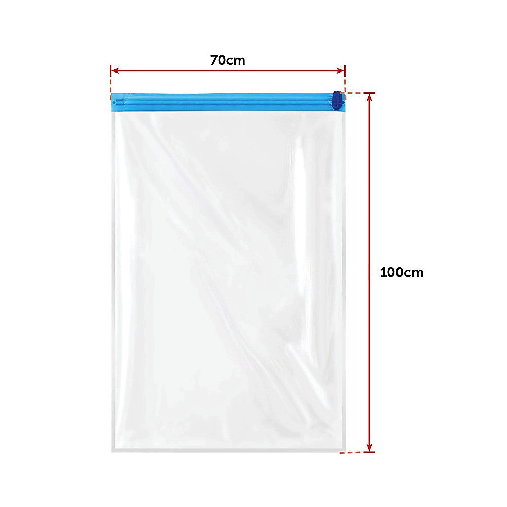 10X Jumbo Vacuum Storage Bags – Space Saver Seal Bags for Clothes, Bedding, Blankets & Travel Organisation 12