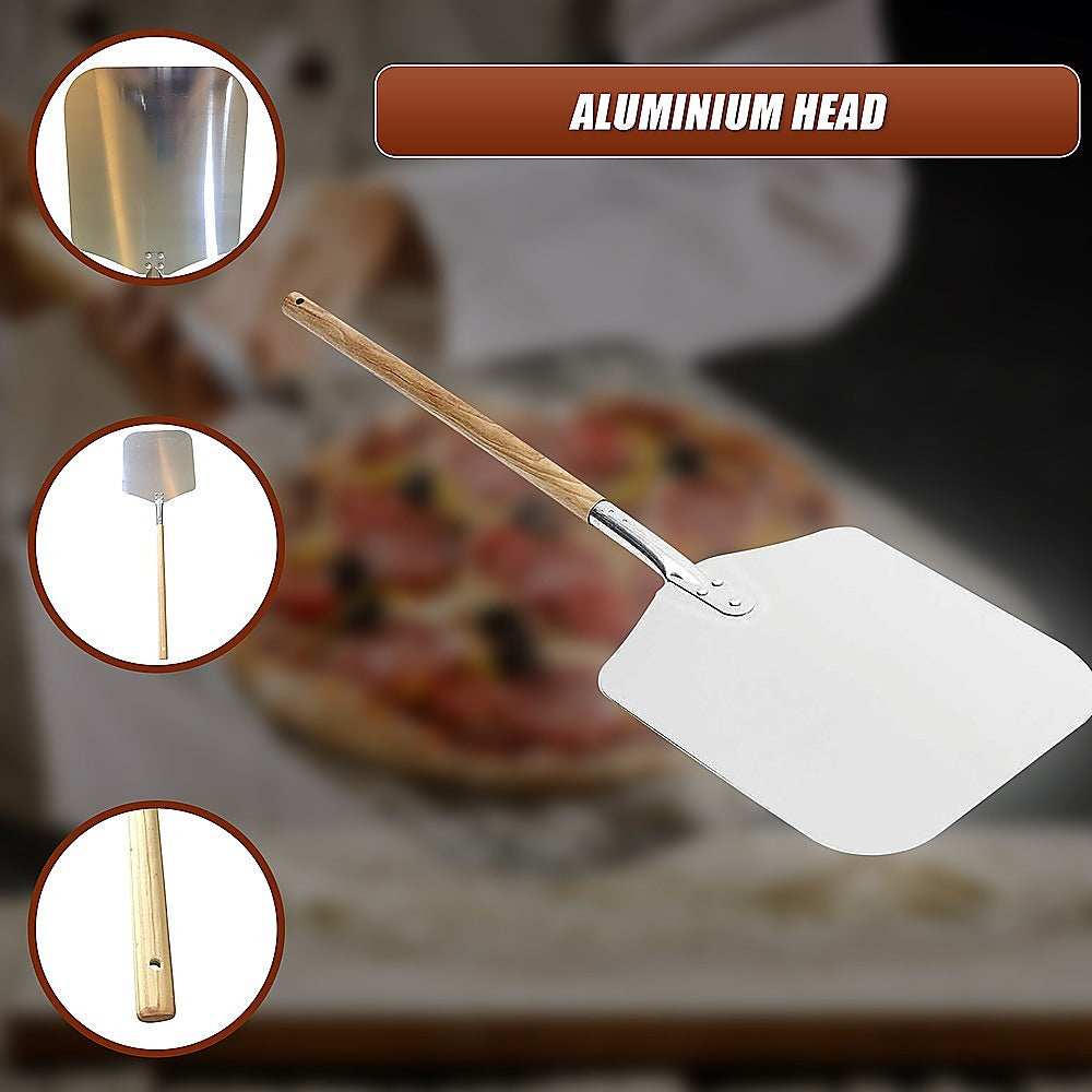 Profesional Pizza Oven Peel Paddle 90cm Wood Handle 8