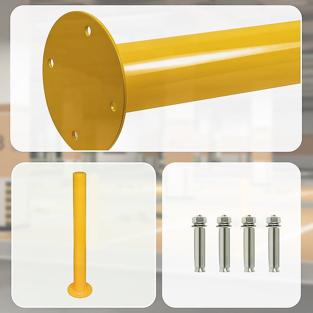 Yellow Heavy Duty Steel Bollard Post 6