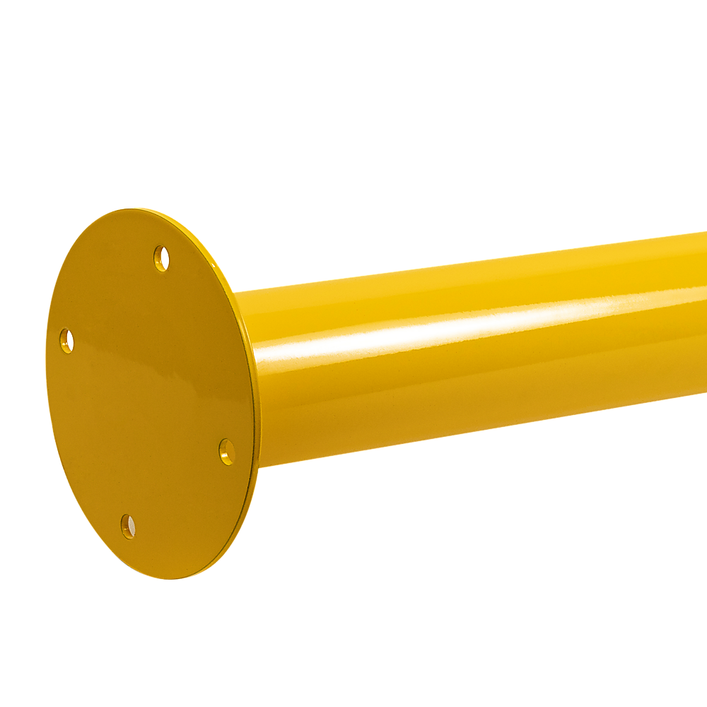 Yellow Heavy Duty Steel Bollard Post 4