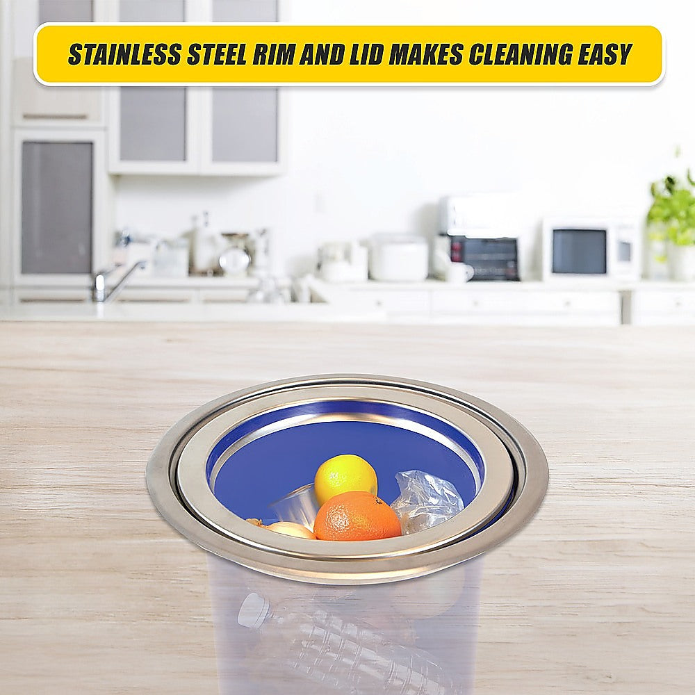 8L Concealed Benchtop Bin 10