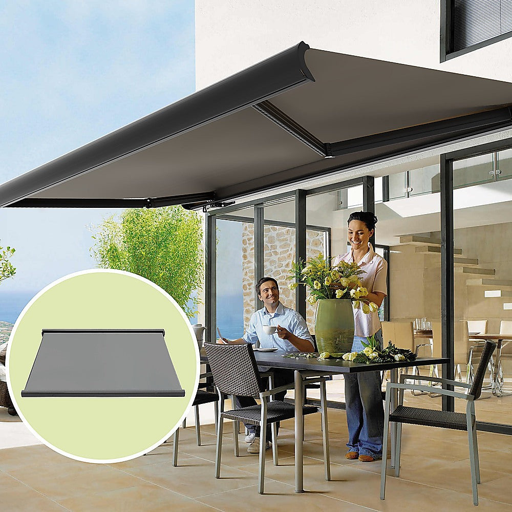 4.0m x 3.0m Retractable Folding Arm Awning Heavy Duty Full Cassette Motorised 6
