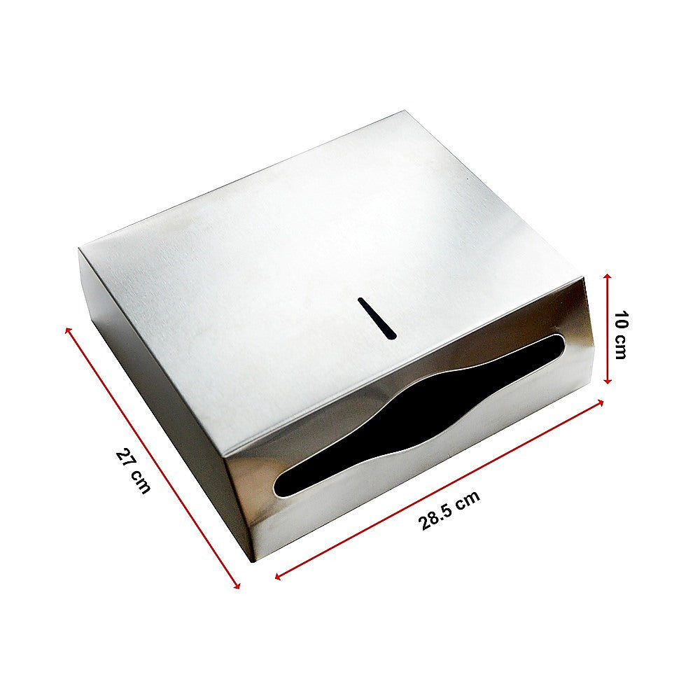 304 Stainless Steel Hand Paper Towel Dispenser Holder Toilet Heavy Duty 11