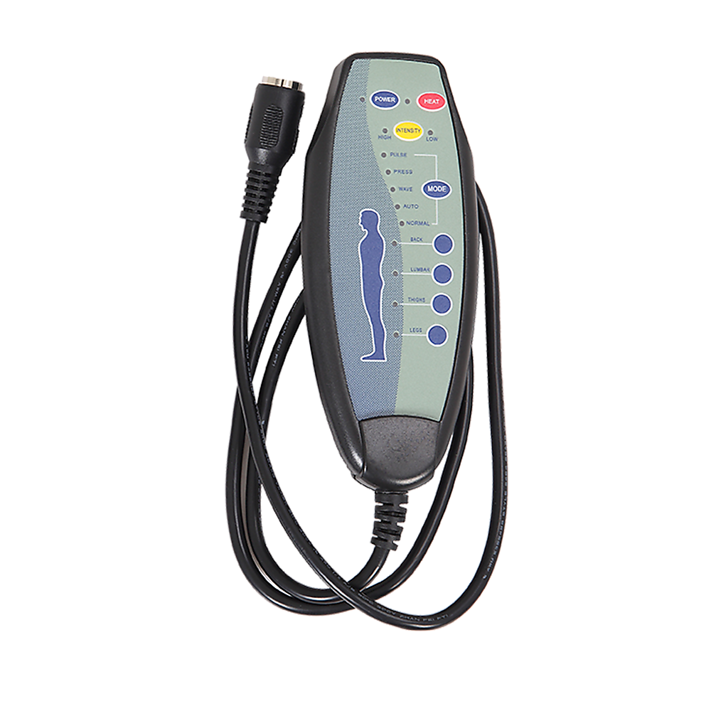 Black Massage Sofa Chair Recliner 360 Degree Swivel PU Leather Lounge 8 Point Heated 5