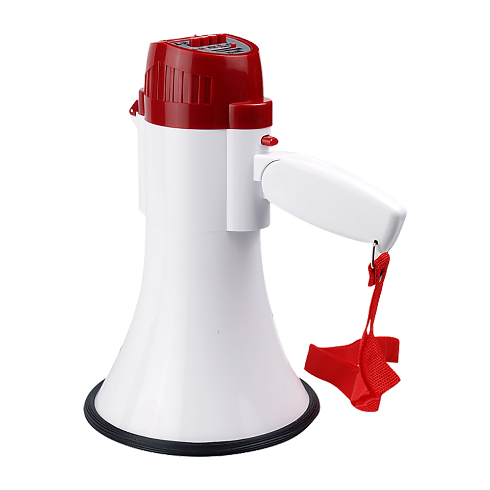 Audio Megaphone 25Watt Bull Horn with Siren 4