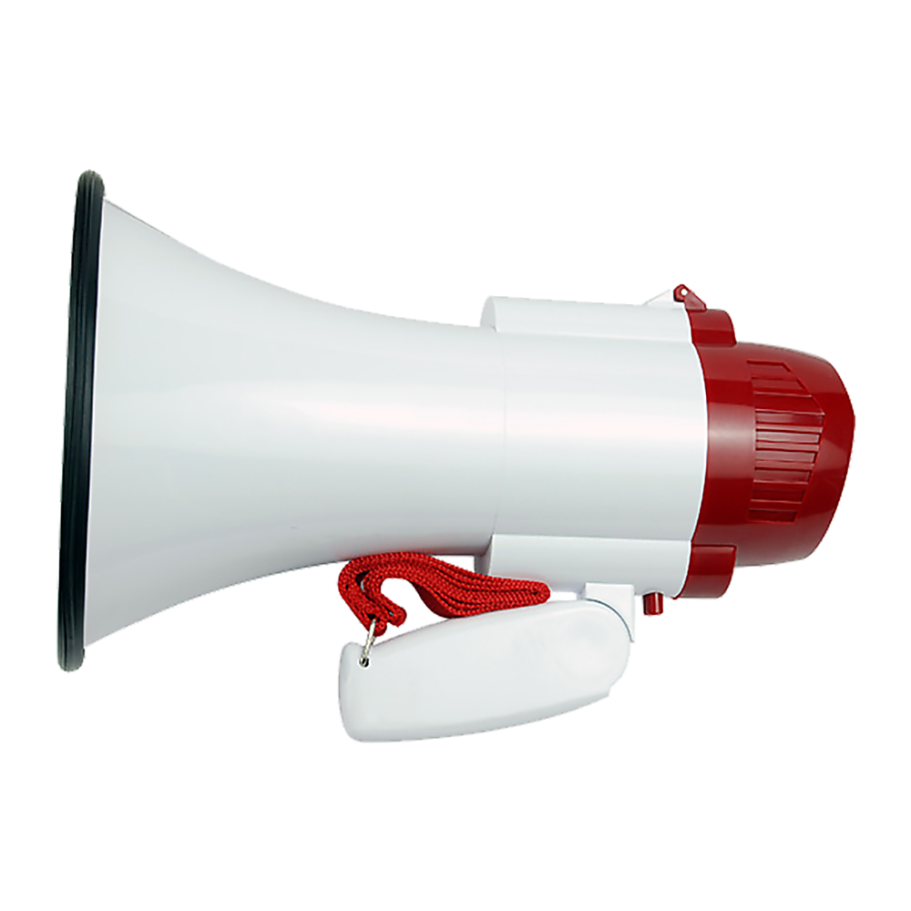Audio Megaphone 25Watt Bull Horn with Siren 5