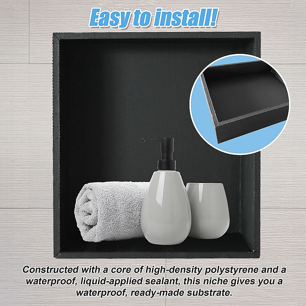 Shower Niche - 360 x 420 x 92mm Prefabricated Wall Bathroom Renovation 5