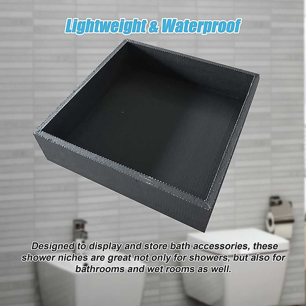 Shower Niche - 350 x 350 x 92mm Prefabricated Wall Bathroom Renovation 4