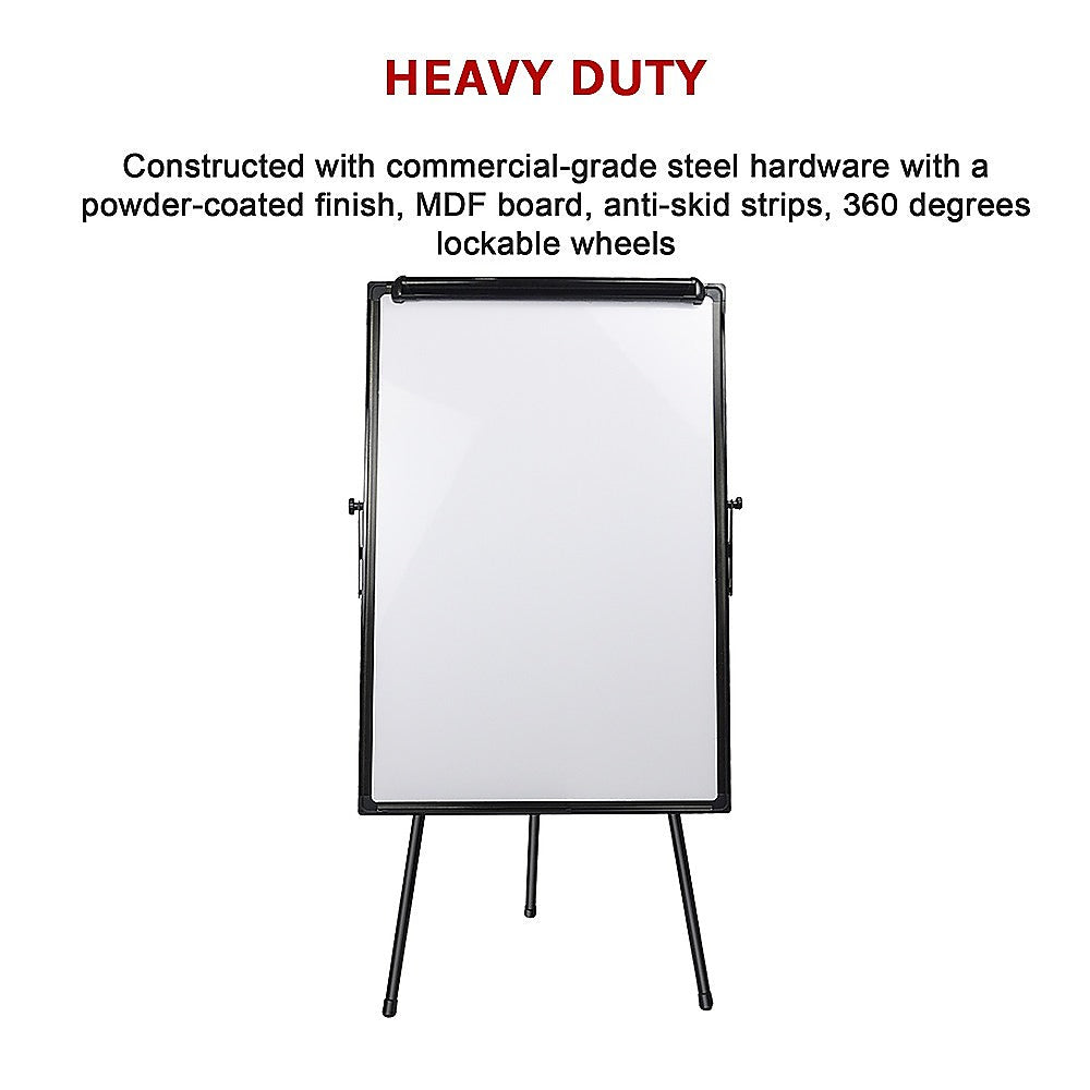 60 x 90cm Magnetic Writing Whiteboard Dry Erase w/ Height Adjustable Tripod Stand 11