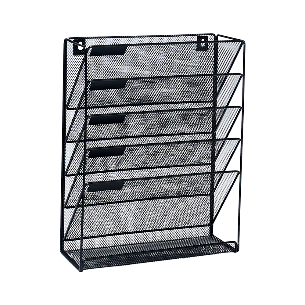 Wall Mount 6 Pocket Hanging File Sorter Organizer Folder Holder Rack Storage 4