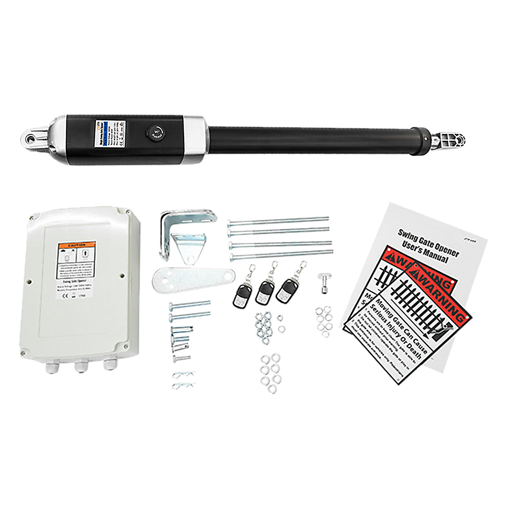 500KG Single Swing Auto Motor Remote Gate Opener 4