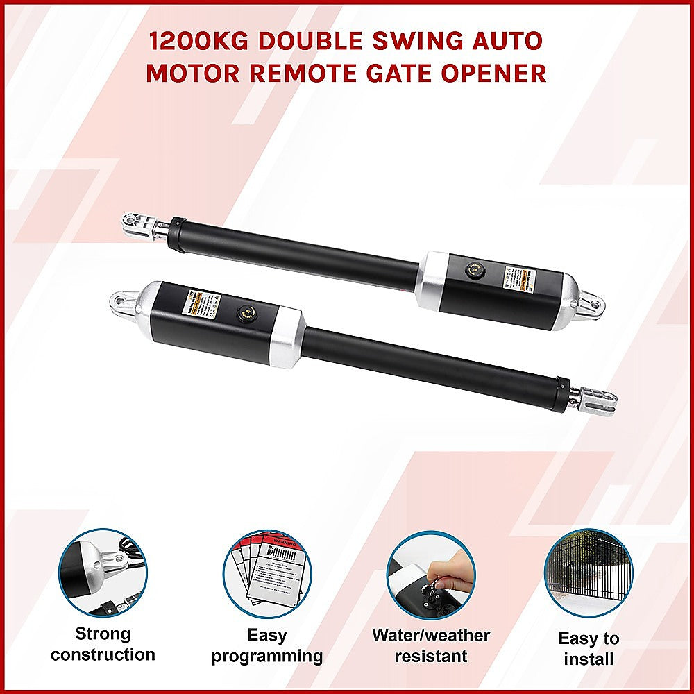 1200KG Double Swing Auto Motor Remote Gate Opener 3
