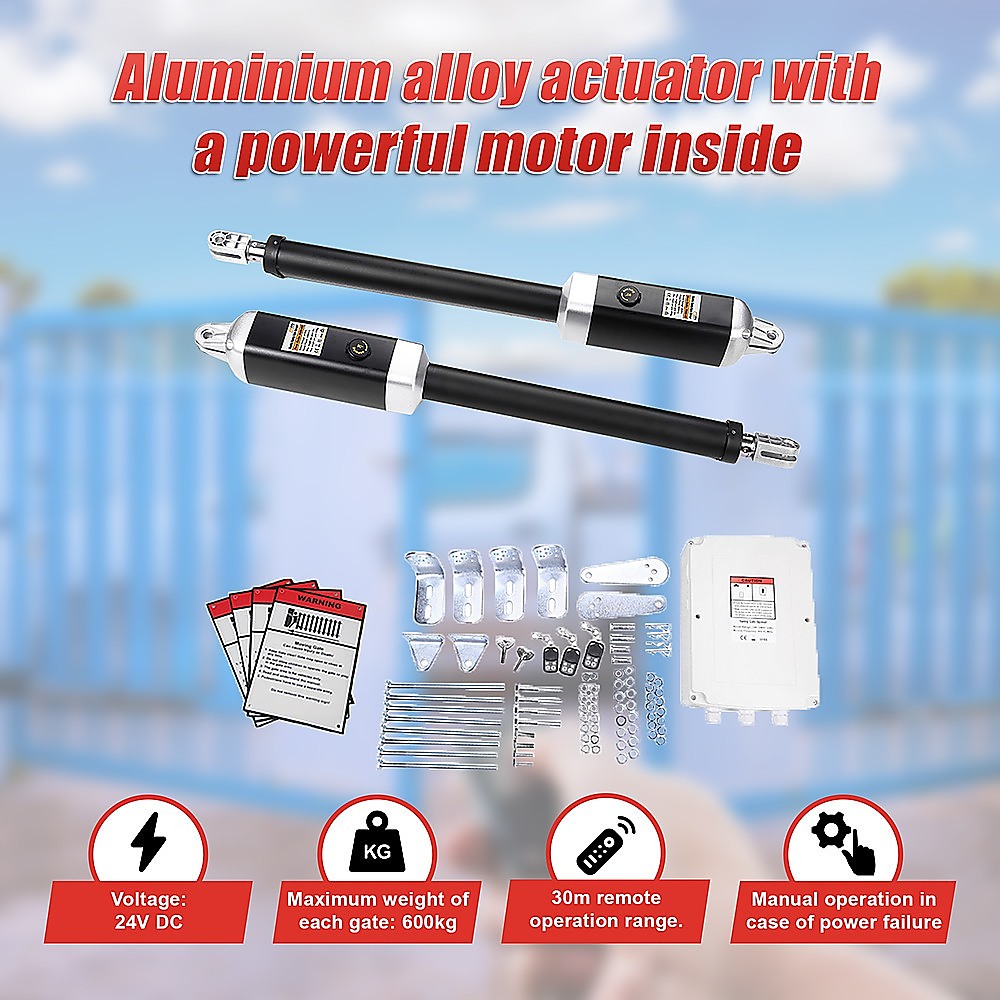 1200KG Double Swing Auto Motor Remote Gate Opener 8