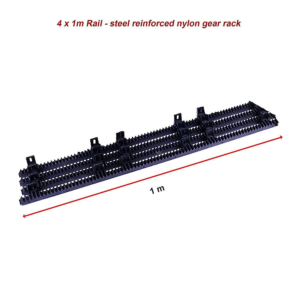 1800KG Auto Slide Sliding Gate Opener Automatic w 4m Rail 10