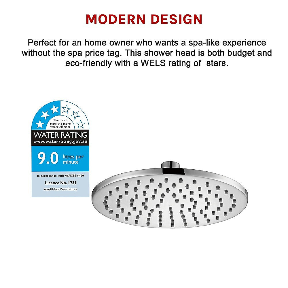 200mm Shower Head Round Chrome Showerhead 11