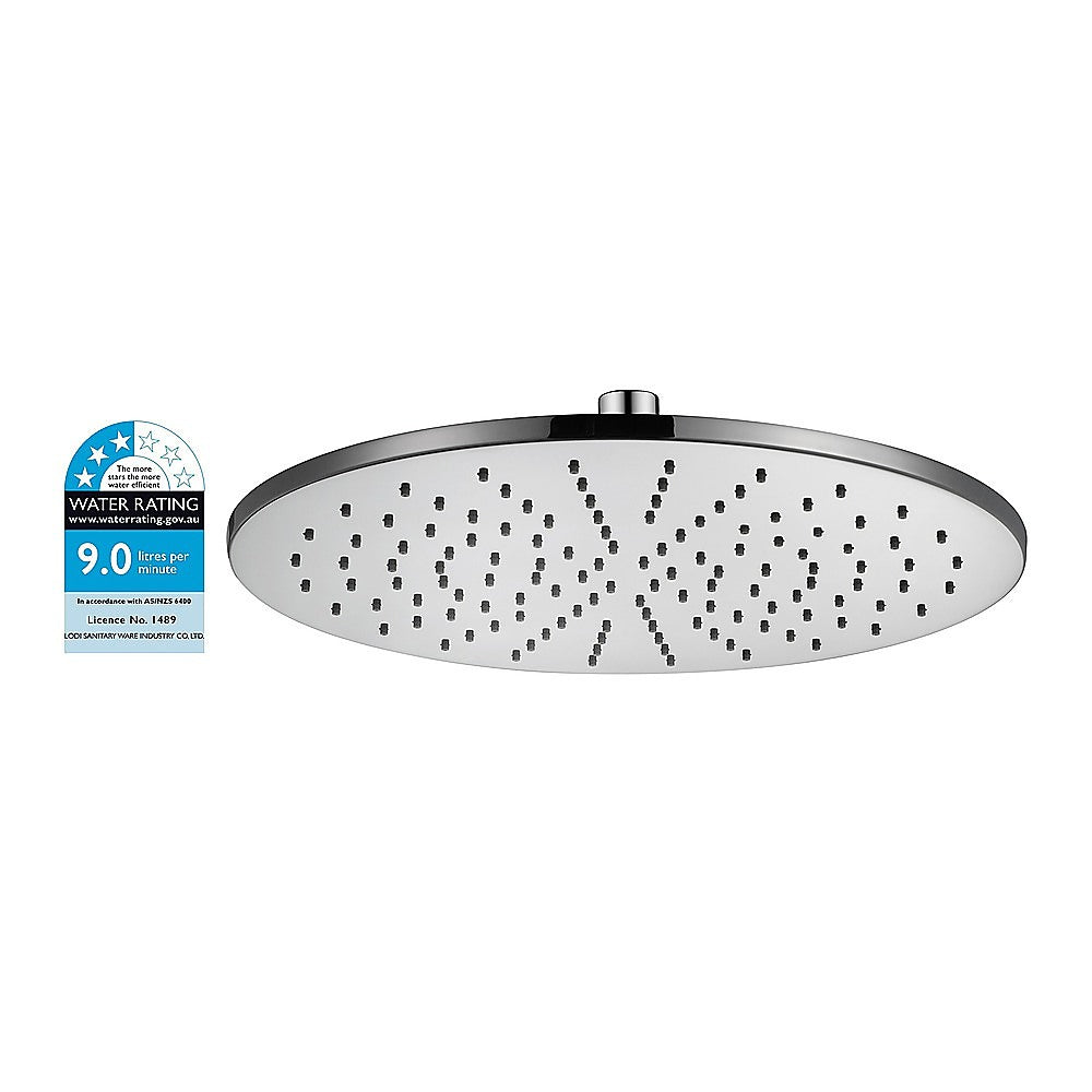 300mm Brass Shower Head Round Chrome Showerhead 7