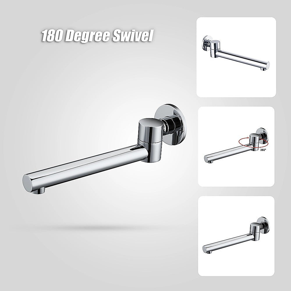 240mm Brass Bath Safety Spout Swivel 8