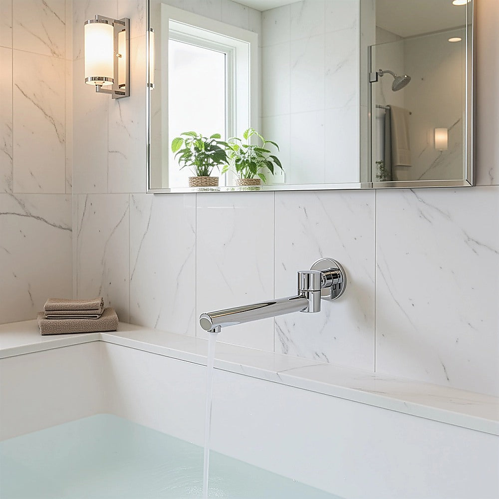 240mm Brass Bath Safety Spout Swivel 7