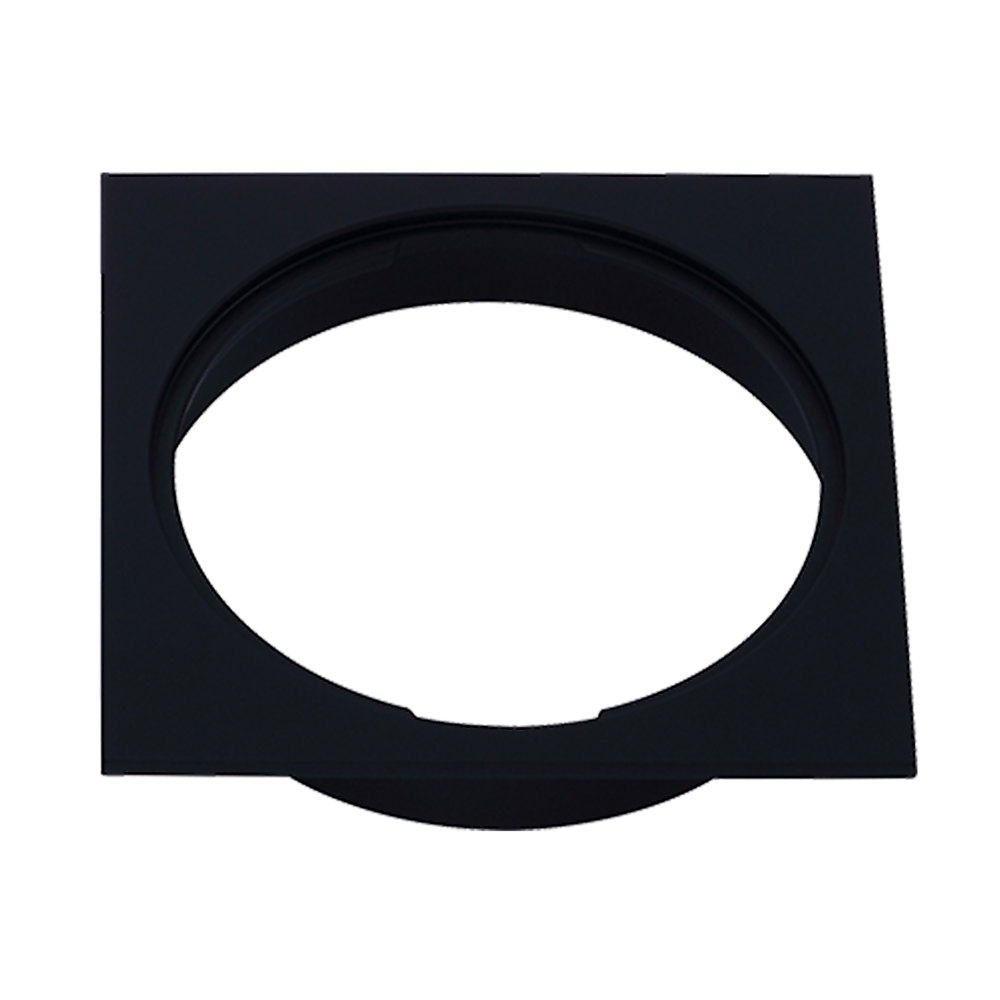 Square Black Floor Grate Drain 110 mm Full Brass Construction 9