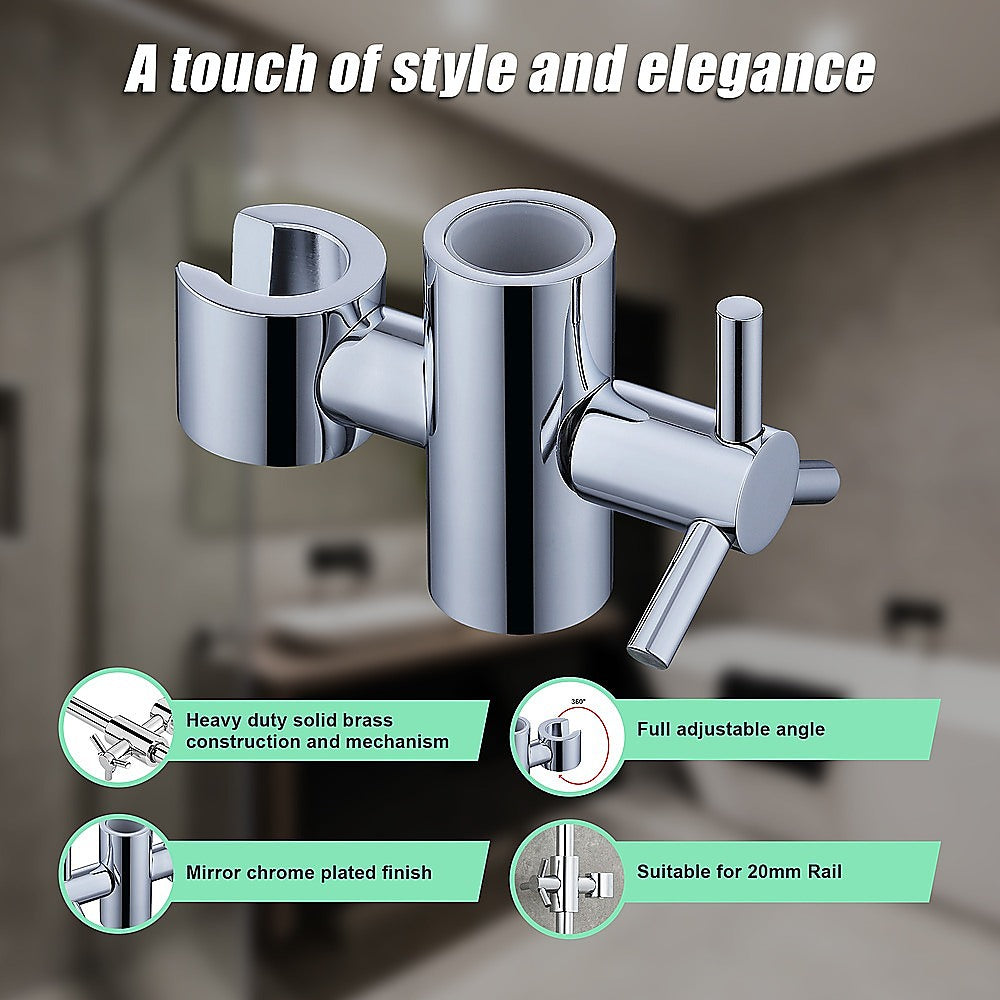 20mm Replacement Solid Brass Slide Rail Bracket Slider 7