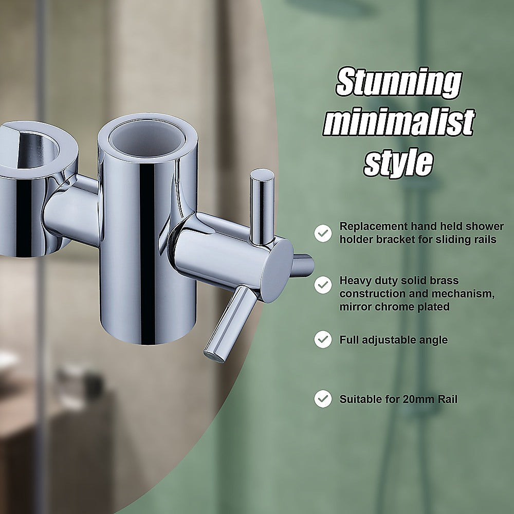 20mm Replacement Solid Brass Slide Rail Bracket Slider 8