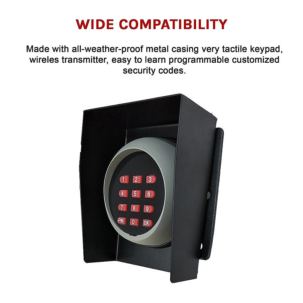 Wireless Keypad Entry For Swing And Sliding Gate with Metal Casing 11
