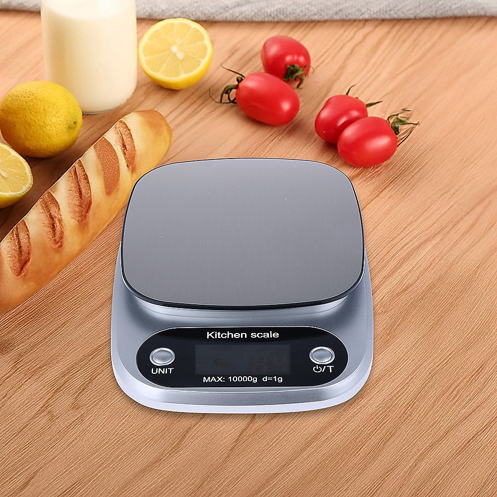 Kitchen Scale Digital Postal LCD Electronic Weight Scales Food Shop 10kg/1g 5