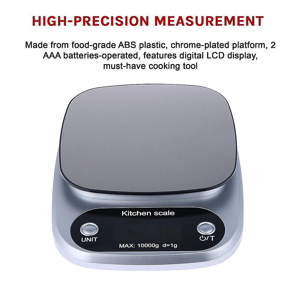 Kitchen Scale Digital Postal LCD Electronic Weight Scales Food Shop 10kg/1g 10