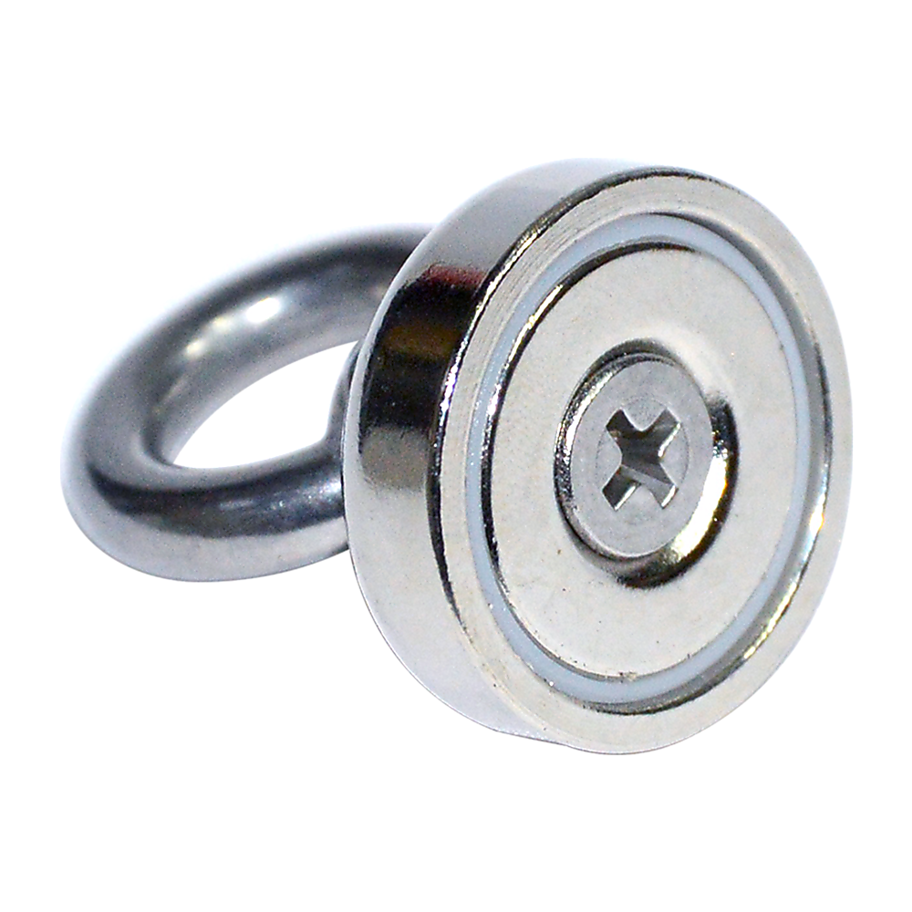 12Kg SALVAGE Strong MAGNET N52 Neodymium Eyebolt Circular Ring 5