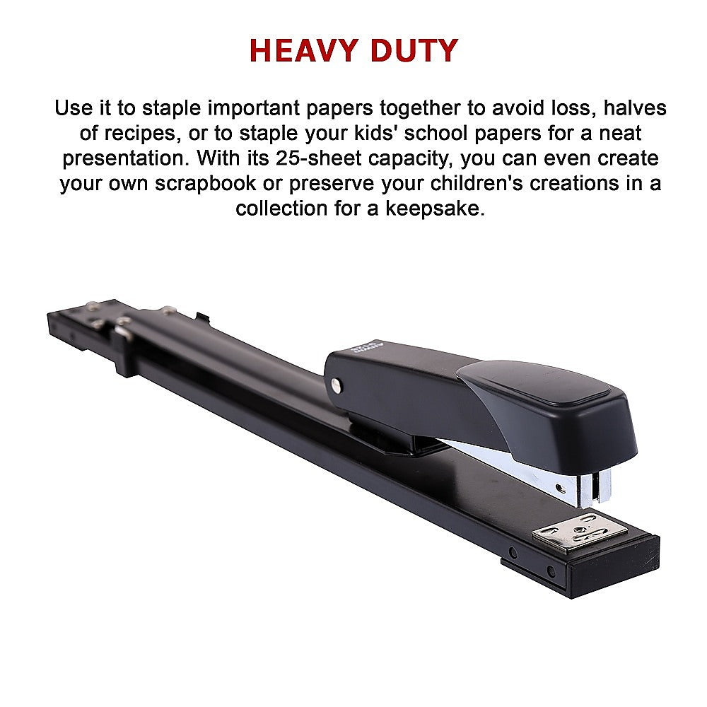 A4 A3 Long Arm Personal Office Stapler 25 sheets CAP (1000 staples included) 7