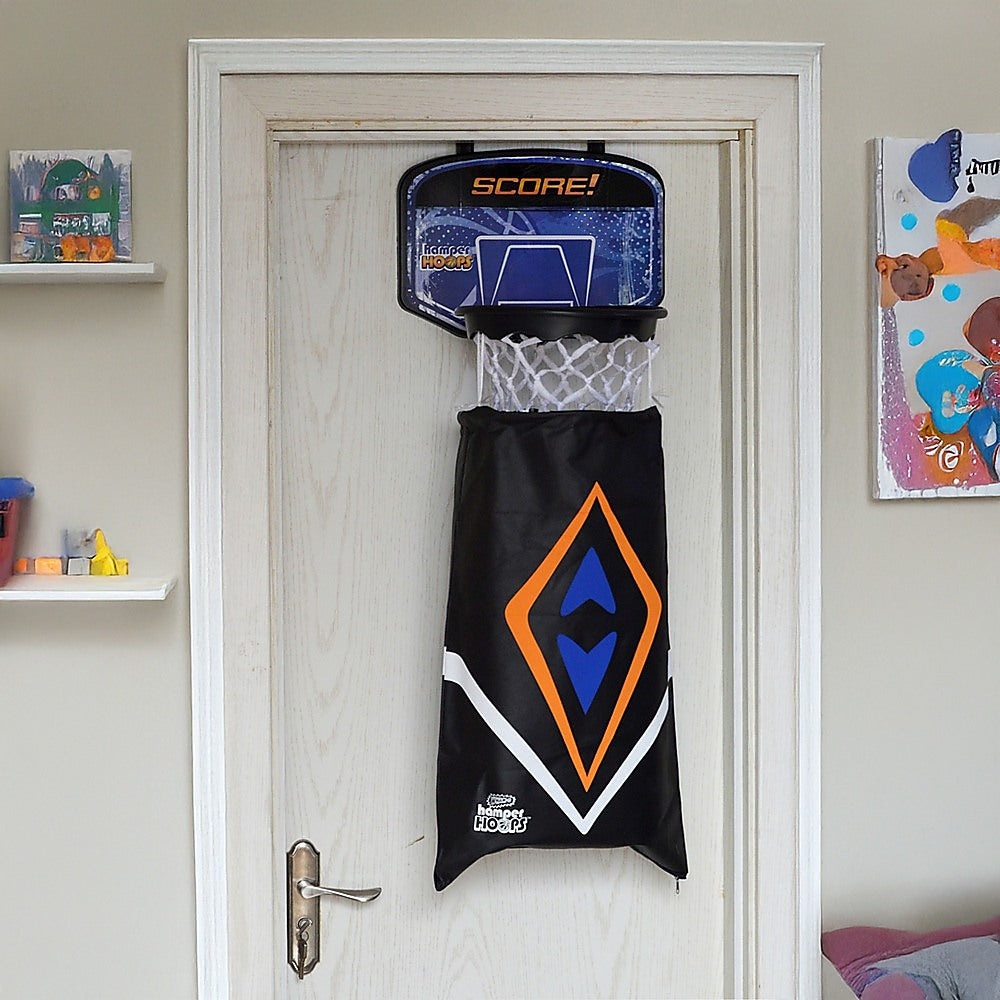 Hamper Basketball Laundry Hoop Hanging Clothes Basket Storage Kids Fun Door Bag 5
