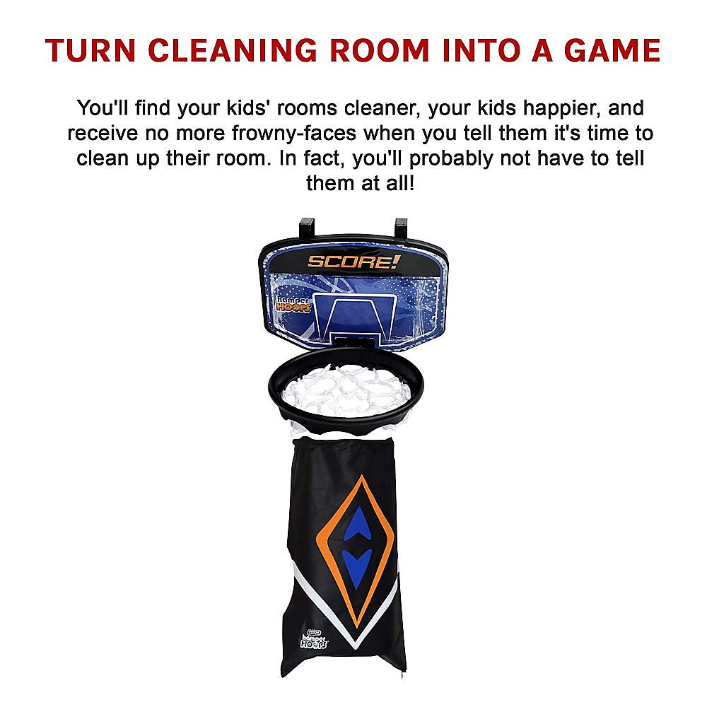 Hamper Basketball Laundry Hoop Hanging Clothes Basket Storage Kids Fun Door Bag 10