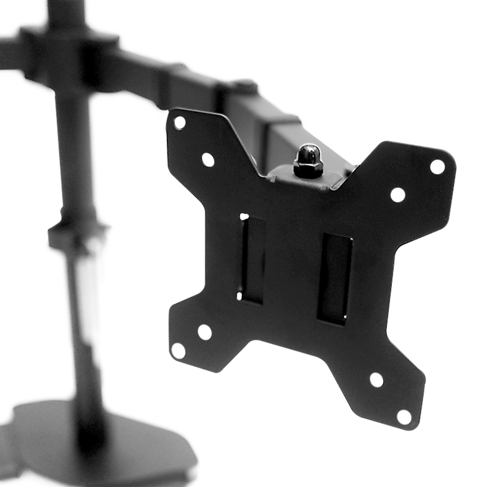 13"-27" Dual Screen Monitor Stand TV Bracket Computer Display Desk Mount Holder 5