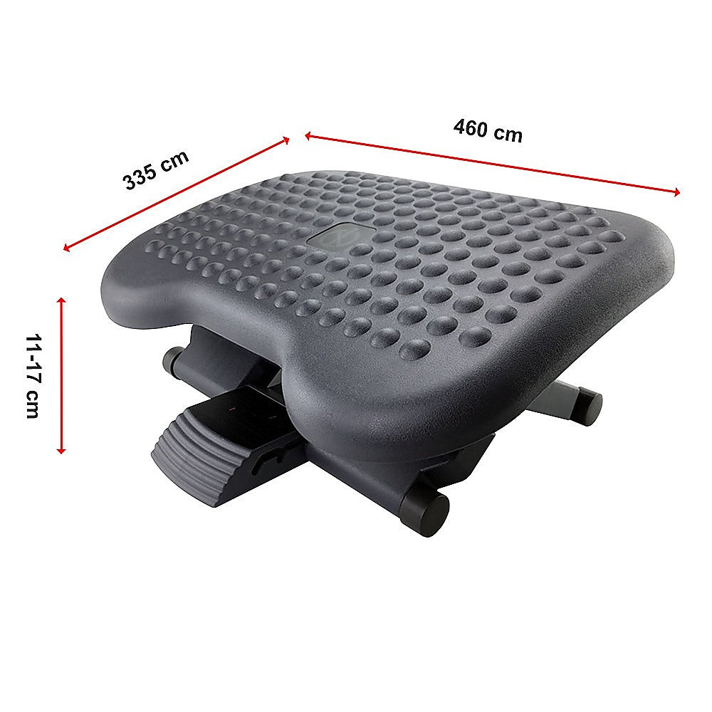 Footrest Under Desk Foot / Leg Rest for Office Chair Ergonomic Computer Plastic 8
