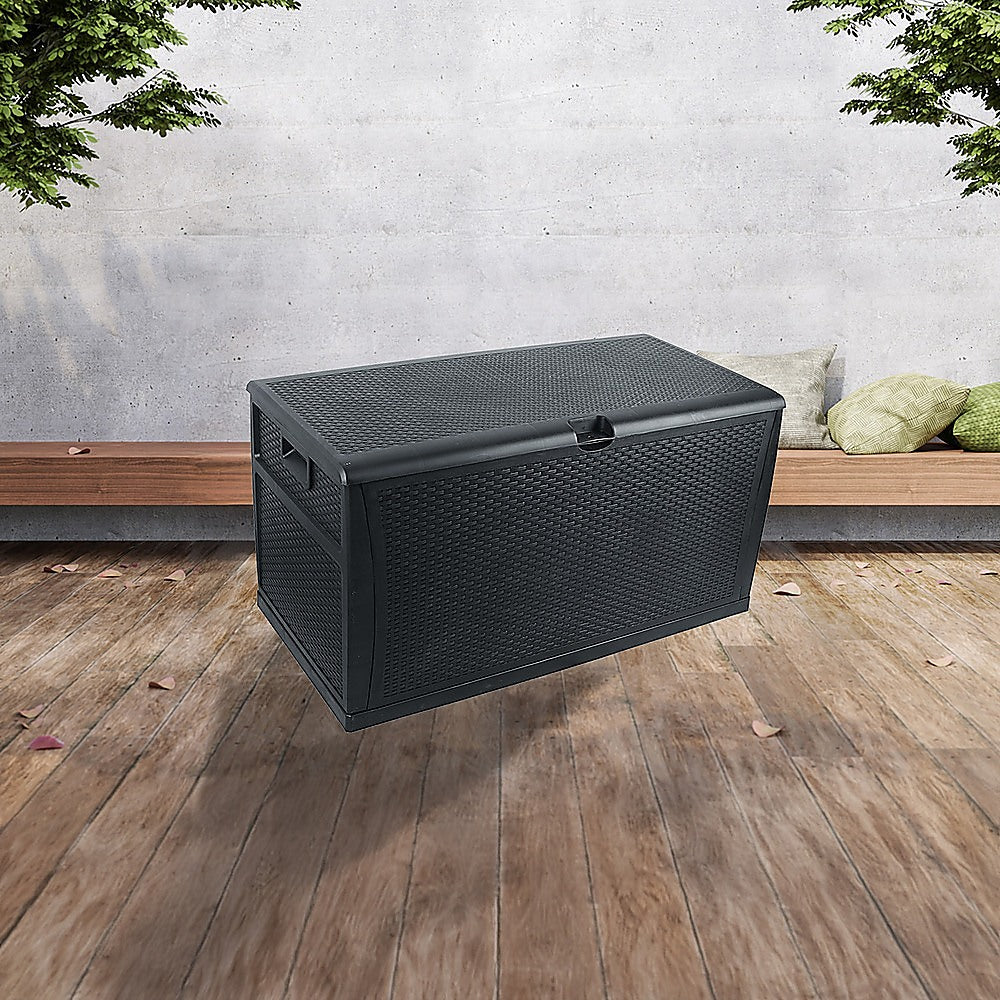 Patio Deck Box Outdoor Storage Plastic Bench Box 450 Litre 7