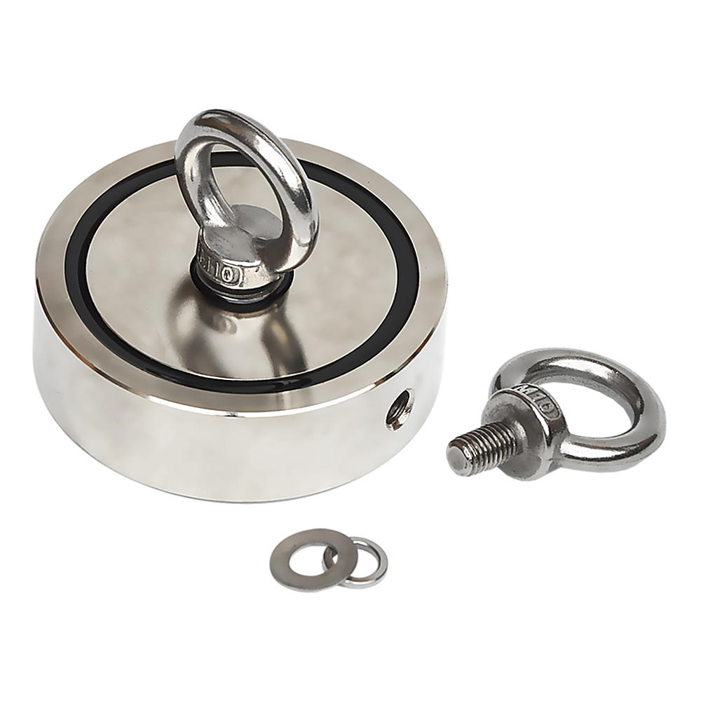 700Kg Salvage Strong Recovery Magnet Neodymium Hook Treasure Hunting Fishing 5