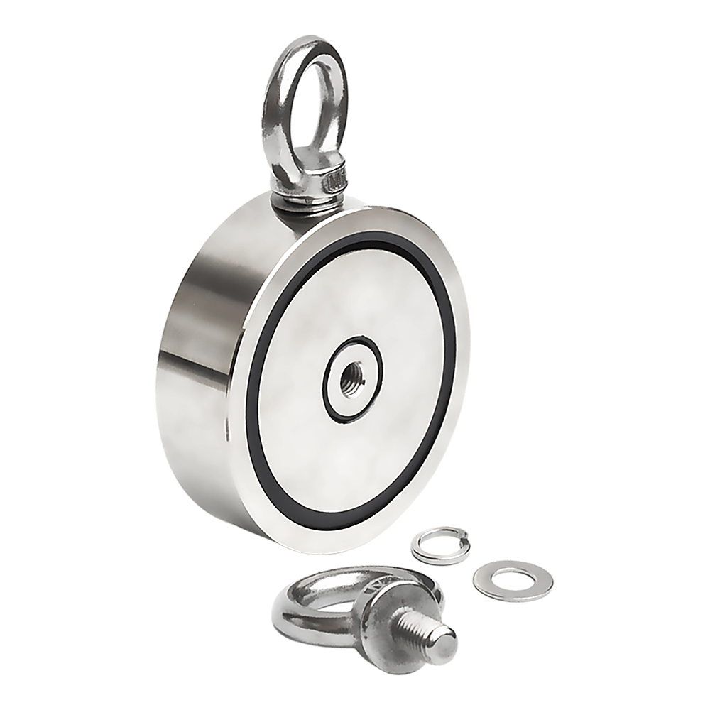 700Kg Salvage Strong Recovery Magnet Neodymium Hook Treasure Hunting Fishing 7