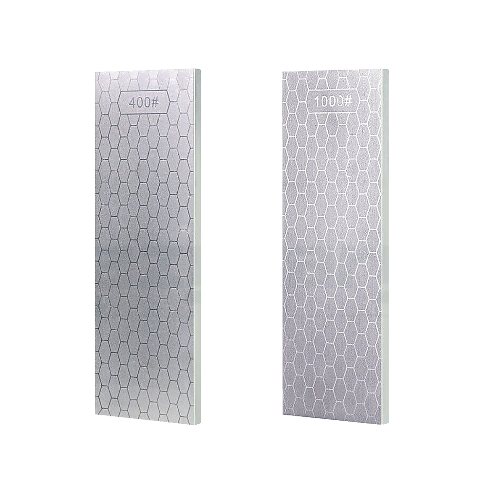 Double-Sided Diamond Knife Sharpeners Sharpening Stone W/ Stone Holder 5