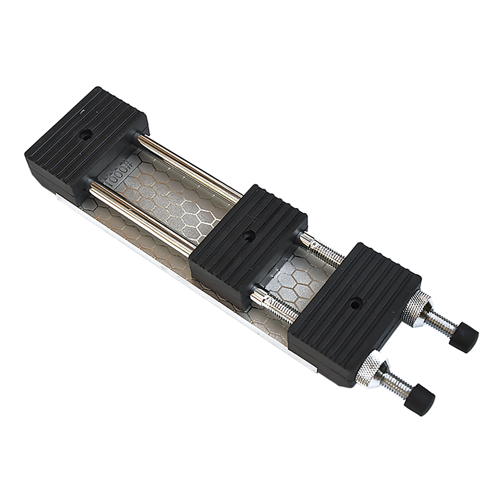 Double-Sided Diamond Knife Sharpeners Sharpening Stone W/ Stone Holder 7