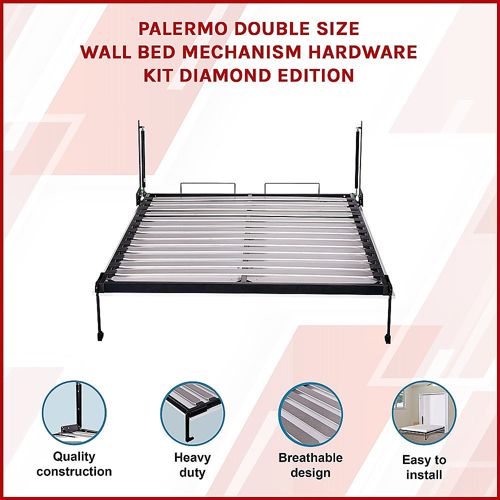 Palermo Double Size Wall Bed Mechanism Hardware Kit Diamond Edition 3