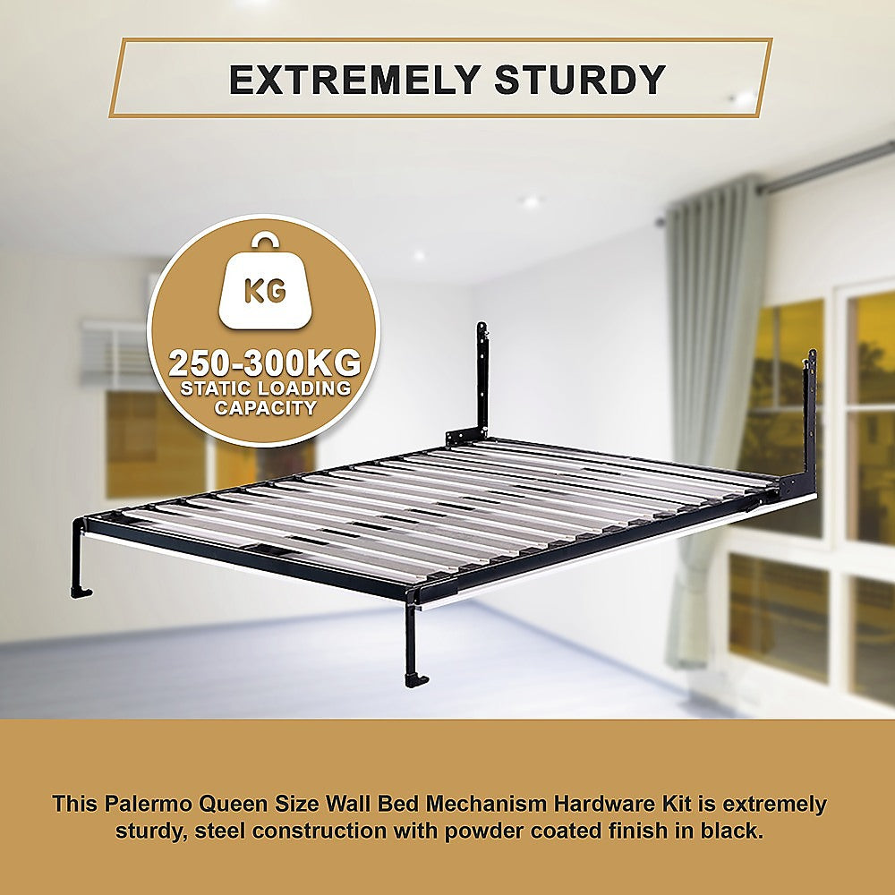 Palermo Queen Size Wall Bed Mechanism Hardware Kit Diamond Edition 4