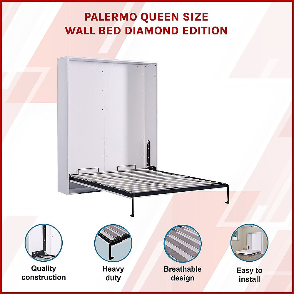 Palermo Queen Size Wall Bed Diamond Edition 3