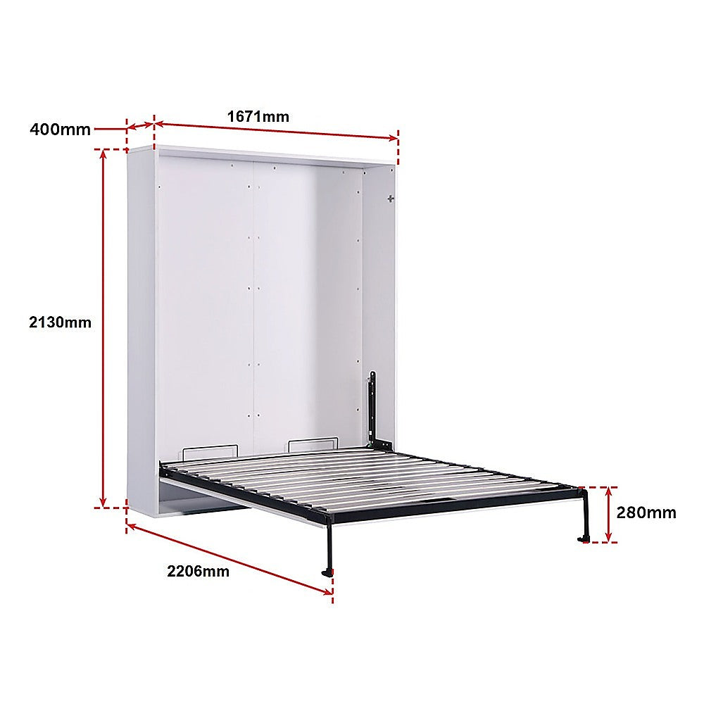 Palermo Queen Size Wall Bed Diamond Edition 12