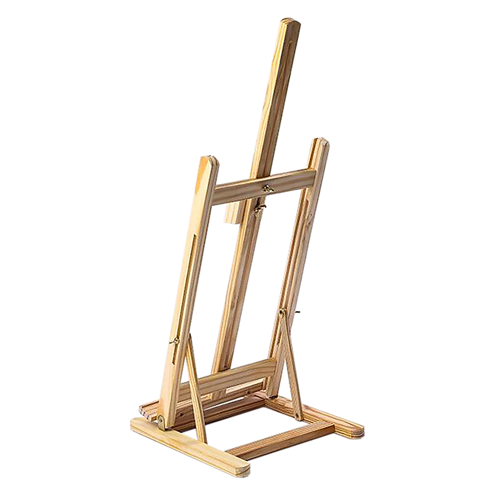Tabletop Easel Wood Studio H-Frame Artist Art Display Painting Shop Tripod Stand Wedding 4
