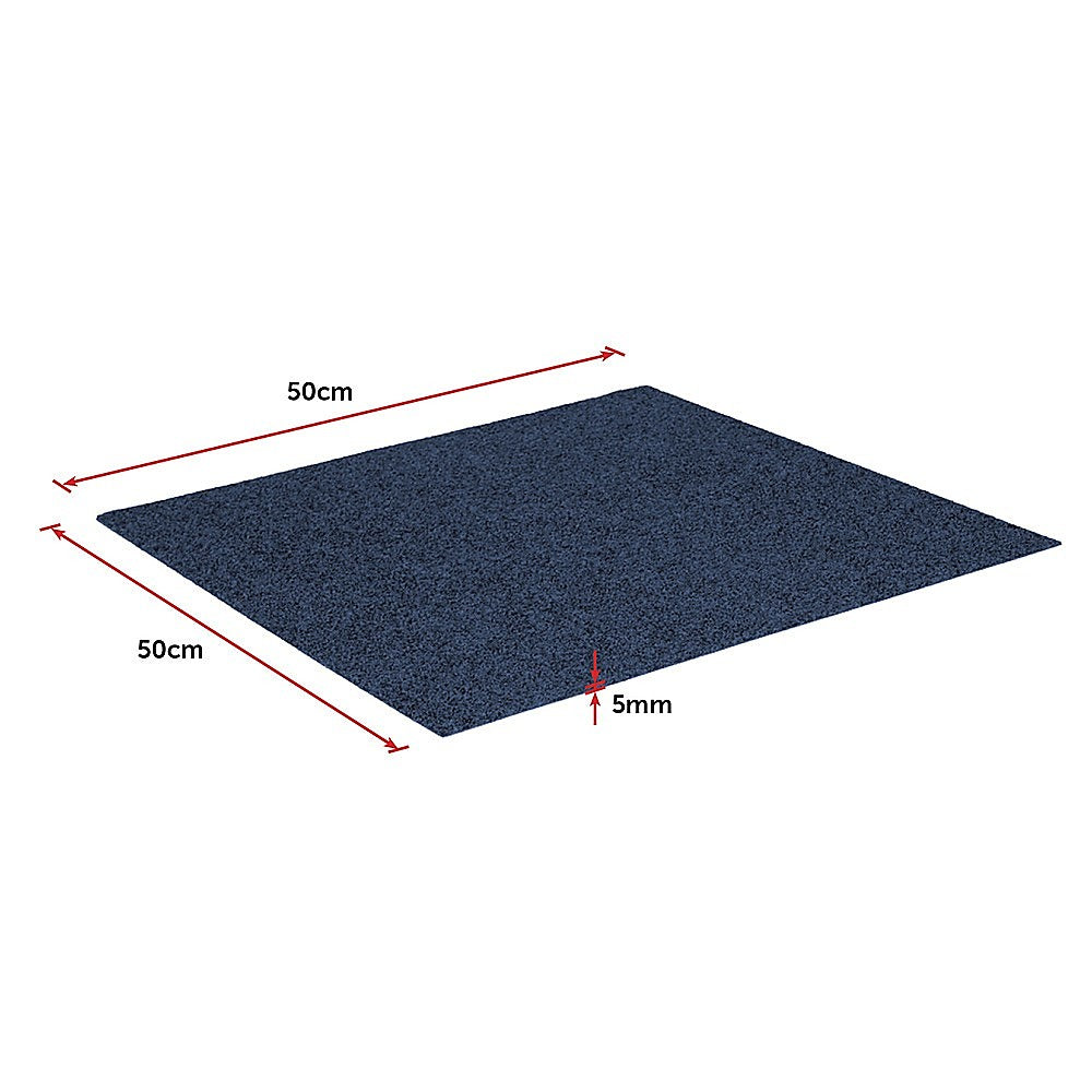 5m2 Box of Premium Carpet Tiles Commercial Domestic Office Heavy Use Flooring Blue 7