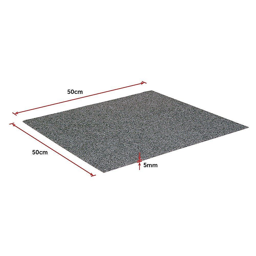 5m2 Box of Premium Carpet Tiles Commercial Domestic Office Heavy Use Flooring Grey 11