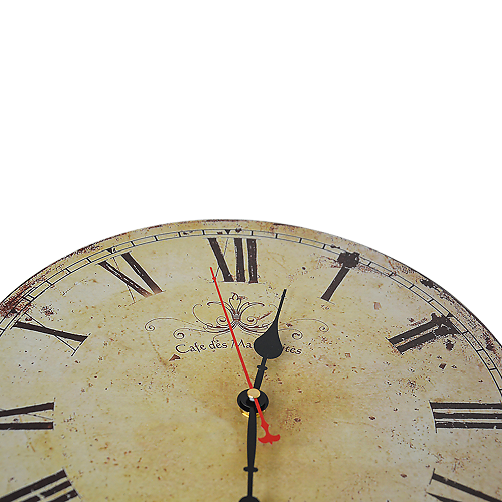 Large Vintage Wall Clock Kitchen Office Retro Timepiece 5