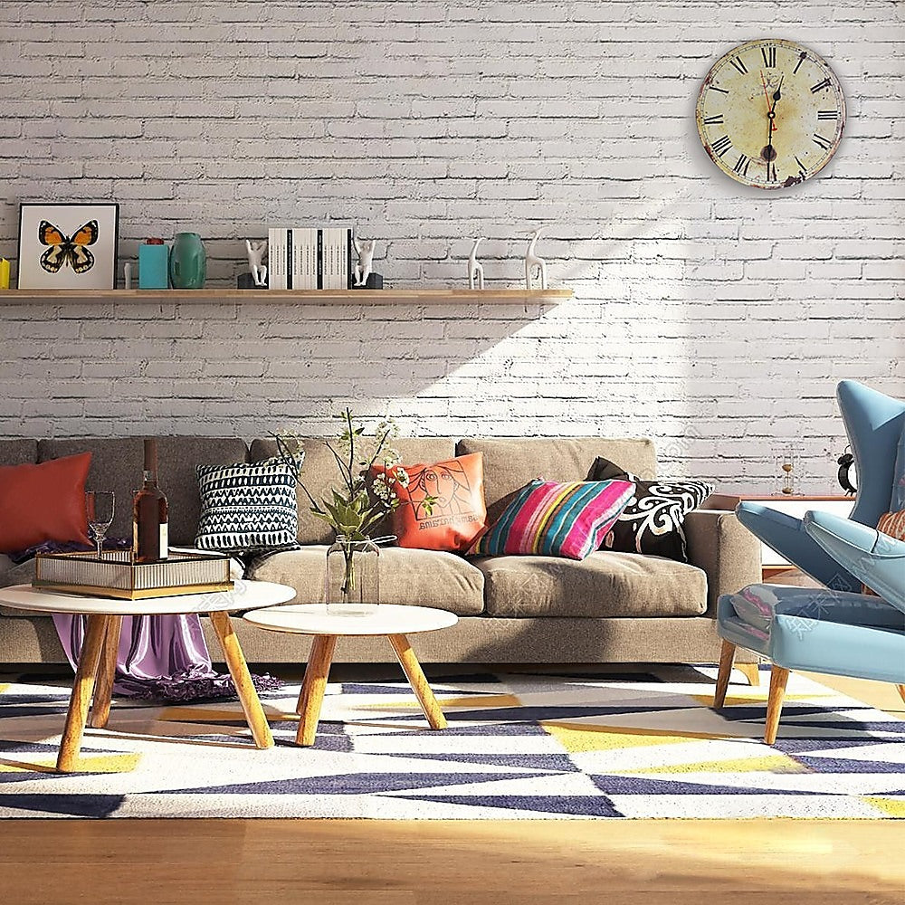 Large Vintage Wall Clock Kitchen Office Retro Timepiece 6