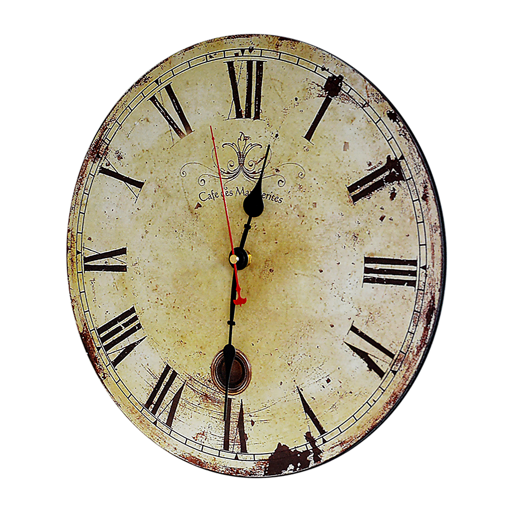 Large Vintage Wall Clock Kitchen Office Retro Timepiece 4
